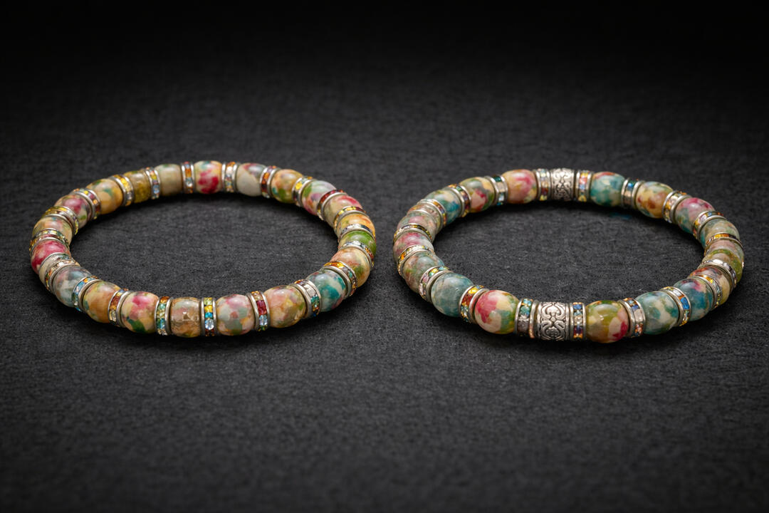 Rainbow Covenant Bracelets — Gold and Silver Spacers