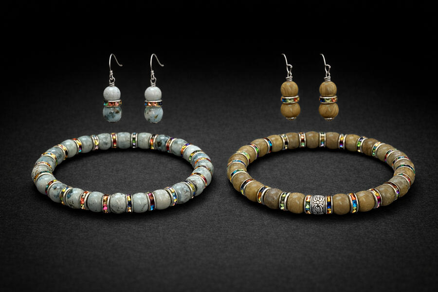 Kaleidoscope Bracelet & Earring Set