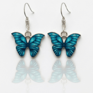 Blue Butterfly Earrings