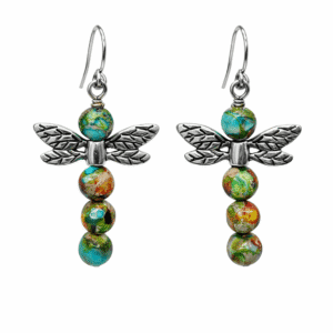 Rainbow Bead Earrings